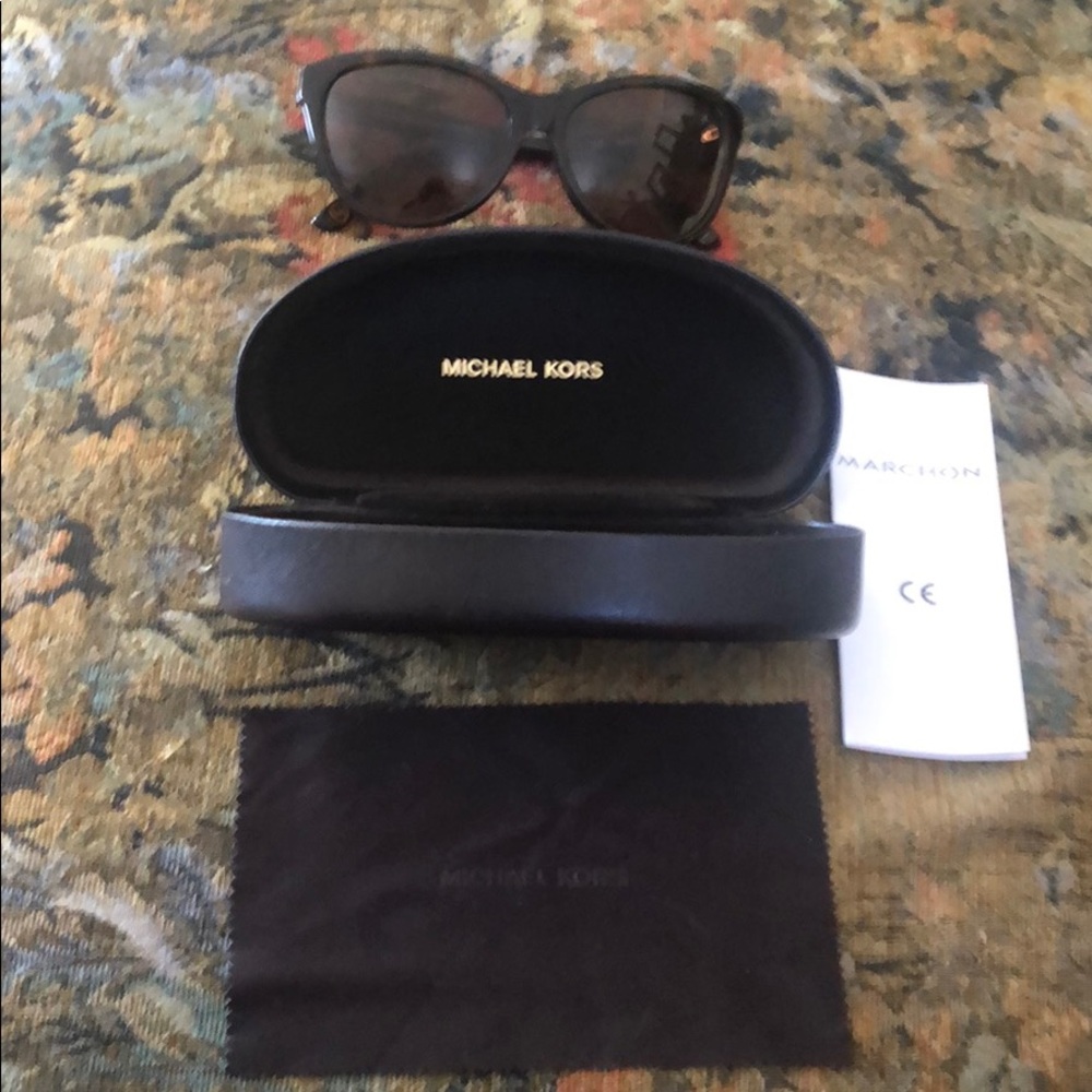 Michael Kors Sunglasses and case.
